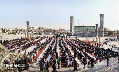 آیین آماده سازی دست سازه های نمدی برای کودکان اربعینی  35