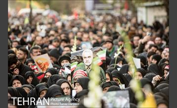 آئین تشییع «سردار قاسم سلیمانی» 17