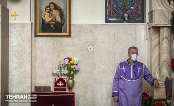 مراسم عشای‌ربانی در اولین روز سال نو میلادی  2