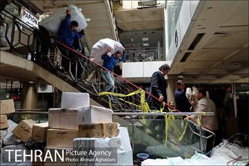 تخلیه اجناس مغازه های باقی مانده ساختمان پلاسکو -2 11