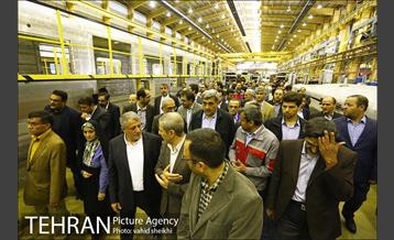 بازدید شهردار تهران از کارخانه واگن سازی تهران 2