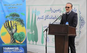 غرس ۲۷۸۲ نهال در سرخه‌حصار به یاد درگذشتگان جامعه پزشکی 30