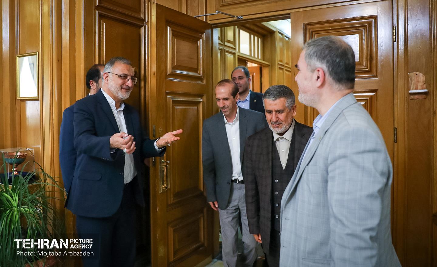 دیدار های امروز شهردار تهران 8