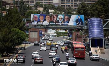 نصب تبلیغات نامزدهای چهاردهمین دوره انتخابات ریاست جمهوری در پایتخت 81