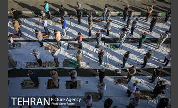 اقامه نماز عید سعید فطر در مسجد بقیه الله اعظم - محله چهاردیواری 14