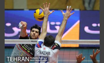 دیدار تیم های والیبال بانک سرمایه و پیکان تهران