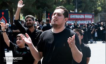 عزاداری ظهر عاشورا در میدان شهید طهرانی مقدم