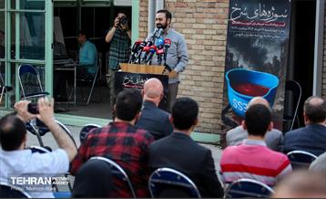 مراسم رونمایی از یادبود خبرنگاران شهید غزه در خانه روزنامه‌نگاران شهر 26