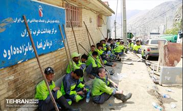 گل روبی و عملیات جست و جوی مفقودین سیل منطقه کن