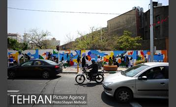 رنگ آمیزی و طراحی جداره شهری در منطقه 7 26