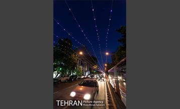 آذین بندی خیابان ولیعصر(عج) به مناسبت نیمه شعبان 7