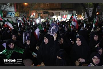 عزاداری هفتمین روز شهادت رهبر انقلاب در میدان بریانک 27