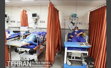 بخش بیماران کرونایی بیمارستان بعثت 28