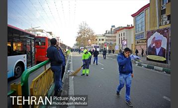 ساماندهی شهر پس از تشییع پیکر آیت الله هاشمی رفسنجانی 2