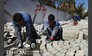 خیابان سی تیر، سنگ فرش می شود  23