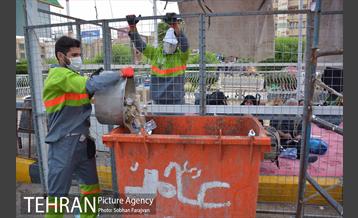 خدمات رسانی شهرداری تهران در شهر نجف 12