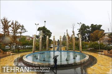 حال و هوای بارانی میدان هفت حوض  10