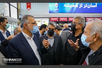 بازدید شهردار تهران از فروشگاه شهروند و میادین میوه تره بار 15