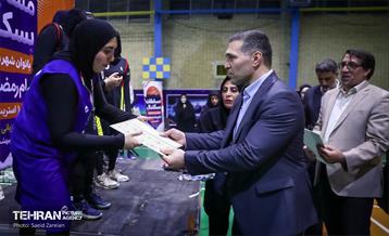 مسابقات بسکتبال بانوان شهر تهران 16