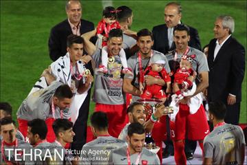 جشن قهرمانی تیم فوتبال پرسپولیس