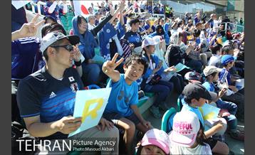 دیدار دو تیم عراق و ژاپن