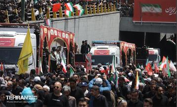 تشییع شهدای اقتدار ملی در تهران - 3  10