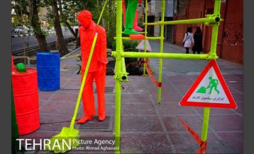 المان های نوروزی در خیابان ولی عصر(عج)  22