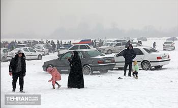 بارش برف در تهران 10