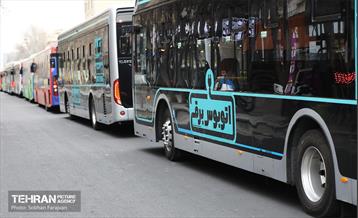 بهره‌برداری از اتوبوس های برقی شهر تهران 35