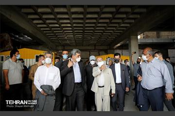 بازدید پیروز حناچی و مهدی چمران از پروژه خانه شهر(بلدیه قدیم) 30