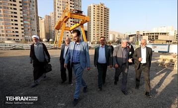 بازدید اعضای شوراهای شهر مراکز استان‌ها از کارگاه خط ۱۰ مترو تهران 1