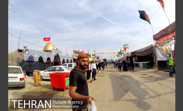 زائران مسیر کربلا  24