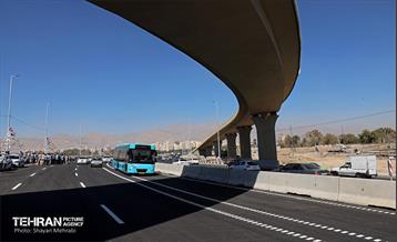 آیین افتتاح دسترسی شمال به جنوب بزرگراه آیت‌الله سعیدی 14