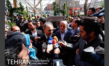 مراسم احیای درختان خیابان ولیعصر (عج) 13