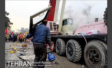 سومین روز عملیات امداد ونجات حادثه پلاسکو 12