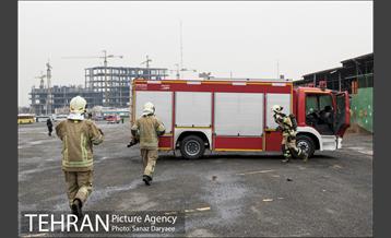 مانور عملیاتی اطفای حریق 13