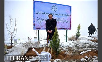 مراسم روز درختکاری با حضور شهردار تهران و رئیس مجلس 34