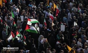 تجمع مردم تهران در واکنش به جنایت رژیم صهیونیستی در غزه 17