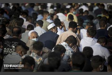 اقامه نماز عید فطر افغانستانی های اهل تسنن مقیم تهران 14