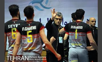 دیدار تیم های والیبال بانک سرمایه و پیکان تهران