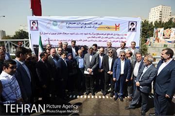 افتتاح پل غیر همسطح بزرگراه شهید چمران (پل شهید نوروزی) با حضور شهردار تهران 20