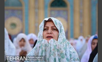 اقامه نماز عید فطر امامزاده صالح 17