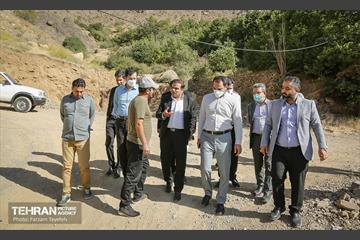 بازدید مدیر کل حریم شهرداری تهران از منطقه 5