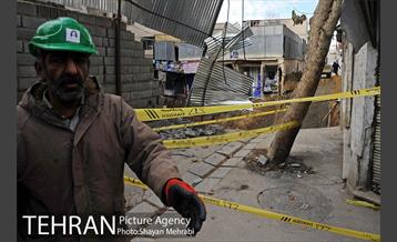 رانش زمین در خیابان مولوی -2 5