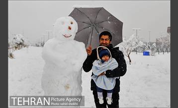 تفریحات برفی مردم پایتخت 17