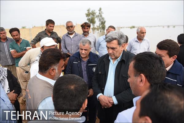 بازدید شهردار تهران ازمناطق سیل زده خوزستان 14