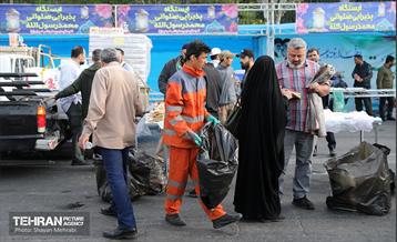 خدمات‌رسانی شهرداری تهران در نماز عید فطر مصلی تهران 35
