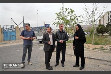 بازدید از اماکن آسیب دیده منطقه 5 10