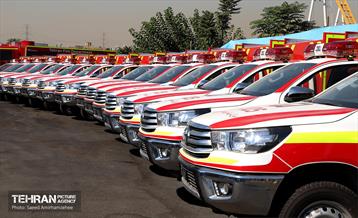 رونمایی از تجهیزات جدید سازمان آتش نشانی تهران  2