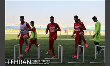 تمرین تیم فوتبال پرسپولیس تهران 12